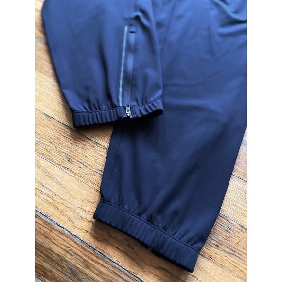 LULULEMON Navy Blue Stretch Nylon Joggers w/Zip Ankle sz XL - Picture 7 of 16